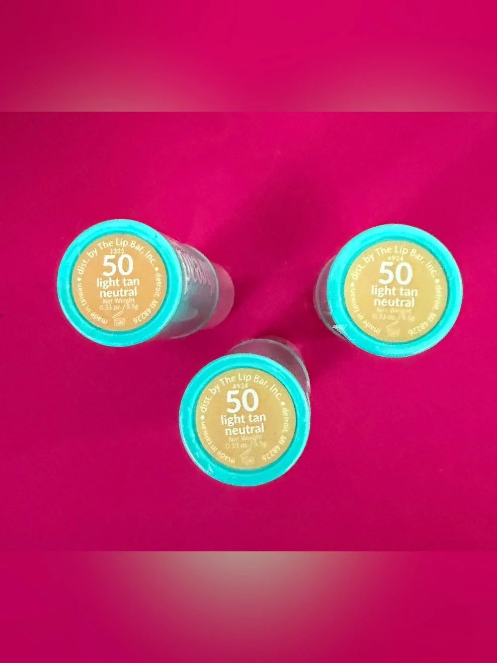 Thread (Set of 3) #50 Complexion Stick -  Light Tan Neutral Matte Finish. NWT